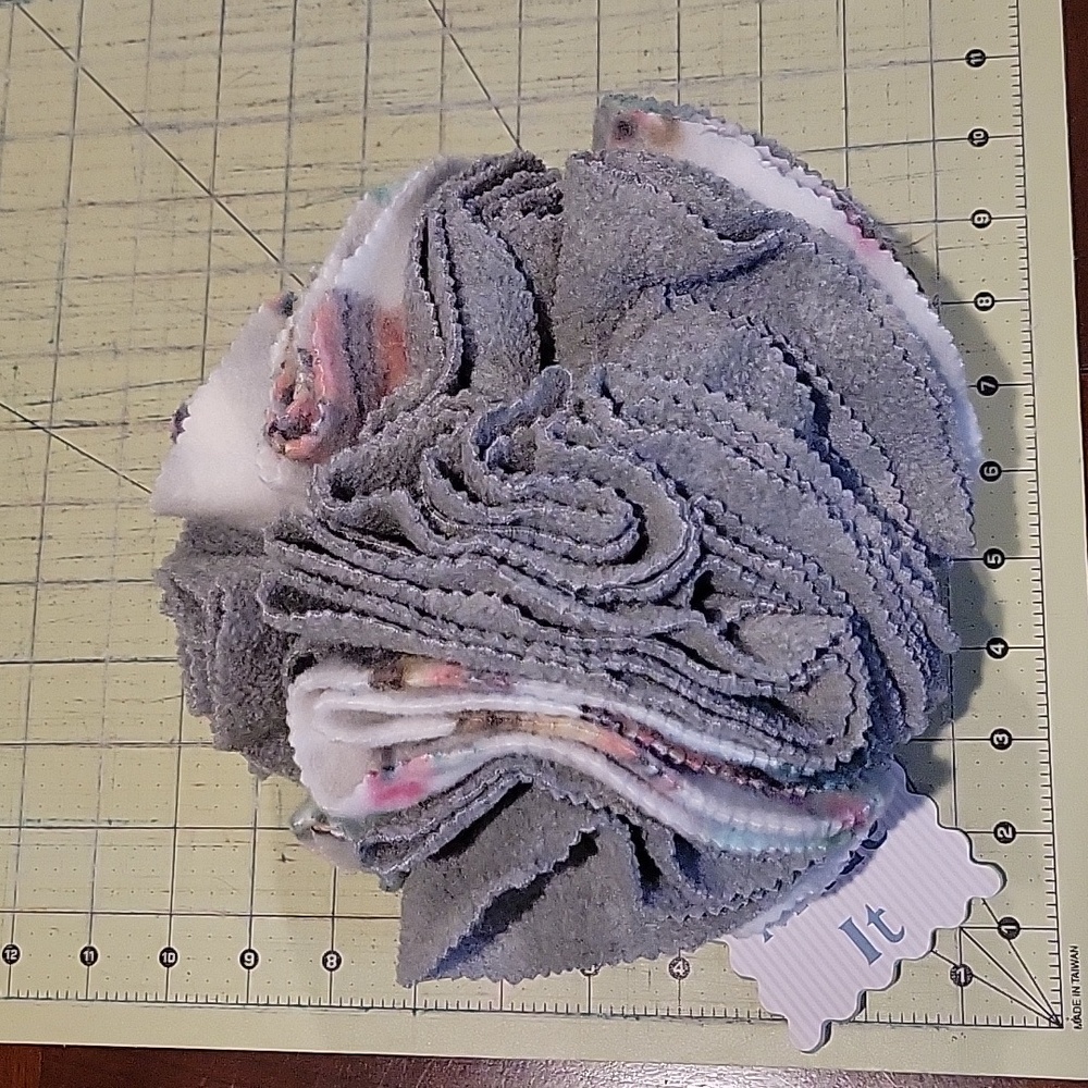 For Dogs Large snuffle sniffer ball gray and prink Llama print